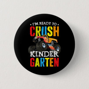 Badge Rond 5 Cm Je Suis Prêt À Écraser Le Camion Monster De La Mat