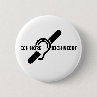 Badge Rond 5 Cm Je suis sourd. Des sourds, des malentendants. Lect