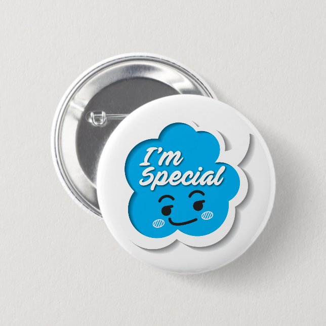Badge Rond 5 Cm Je suis Spécial (Devant & derrière)