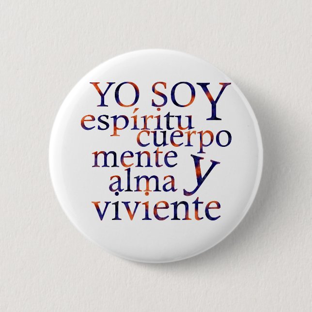 Badge Rond 5 Cm Je suis Spirit Body (Devant)