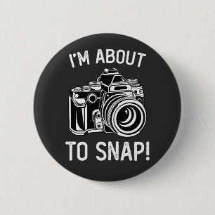 Badge Rond 5 Cm Je suis sur le point de craquer Photographie drôle