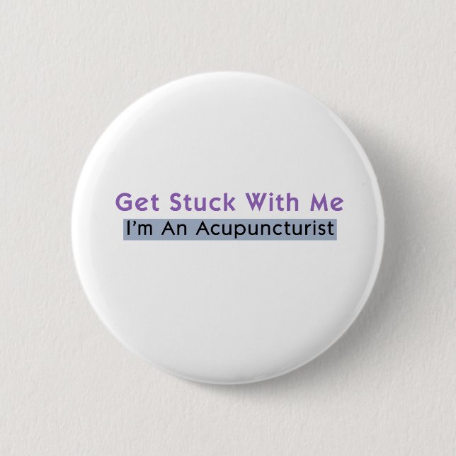 Badge Rond 5 Cm Je suis un acupuncturiste (Devant)