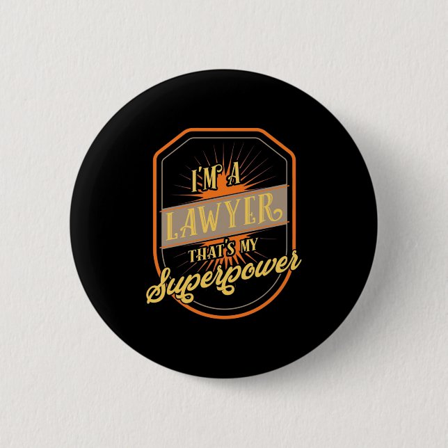 Badge Rond 5 Cm Je Suis Un Avocat (Devant)