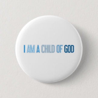 BADGE ROND 5 CM JE SUIS UN ENFANT DE BLEU D'UN DIEU