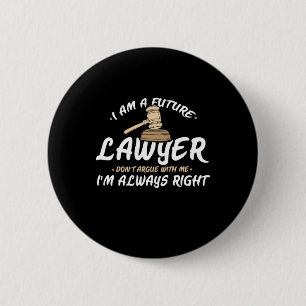 Badge Rond 5 Cm Je suis un futur avocat