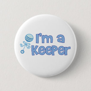Badge Rond 5 Cm Je suis un gardien (le nouveau bébé)