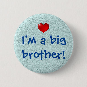 Badge Rond 5 Cm Je suis un grand frère !