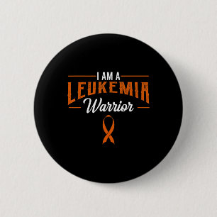 Badge Rond 5 Cm Je Suis Un Guerrier De Leucémie De Lutte Contre Le