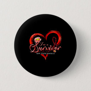 Badge Rond 5 Cm Je suis un survivant Mois de la sensibilisation au