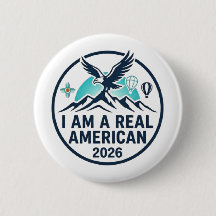 je suis un vrai américain boutons fin patches