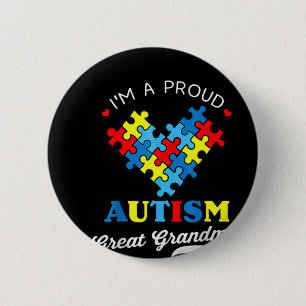 Badge Rond 5 Cm Je suis une grande Sensibilisation sur l'autisme g