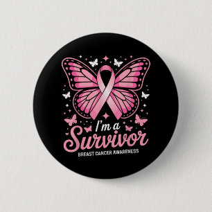 Badge Rond 5 Cm Je Suis Une Survivante Sensibilisation Au Cancer D
