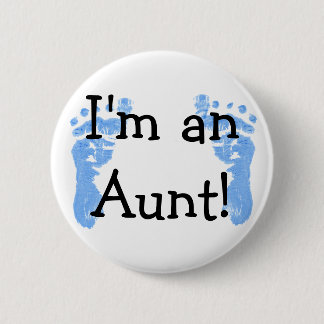 Badge Rond 5 Cm Je suis une tante !