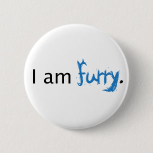 Badge Rond 5 Cm Je suis velu