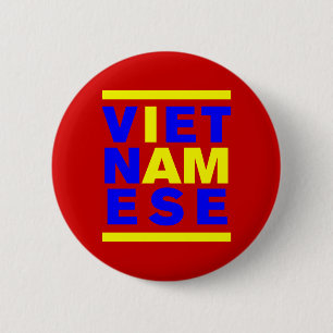 BADGE ROND 5 CM JE SUIS VIETNAMAIS