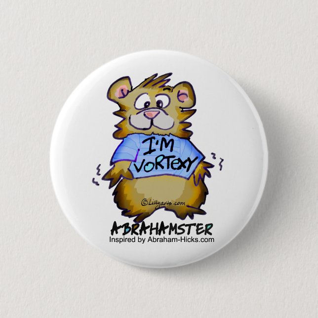Badge Rond 5 Cm Je suis Vortexy (Devant)