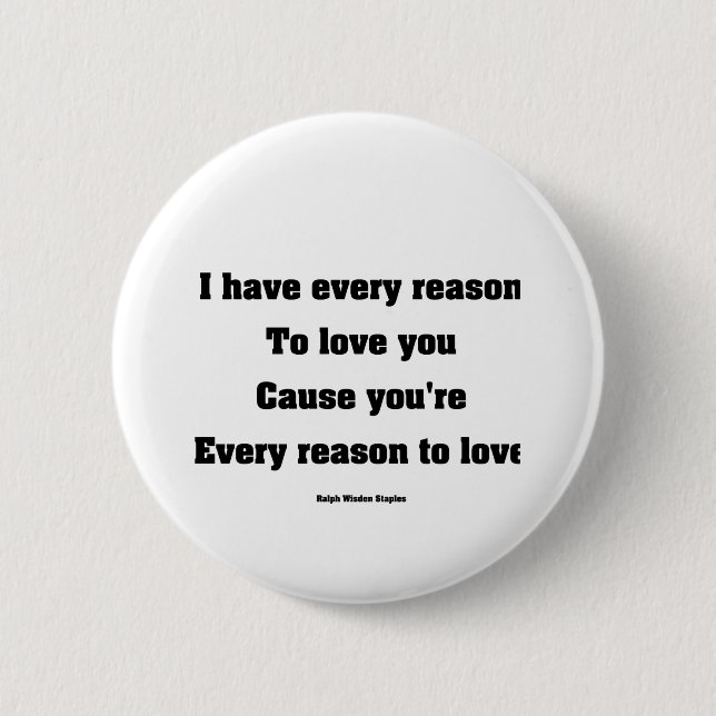 Badge Rond 5 Cm Je t'aime (Devant)