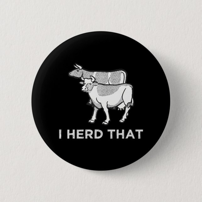 Badge Rond 5 Cm Je Trouve Que Vache De Ferme Agriculture Laitière (Devant)