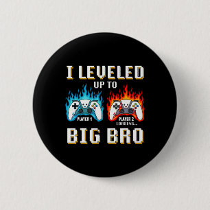Badge Rond 5 Cm Je vais être un grand frère, vidéo drôle de grand 