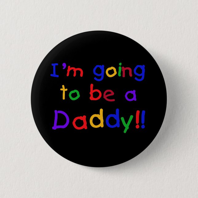 Badge Rond 5 Cm Je vais être un papa (Devant)