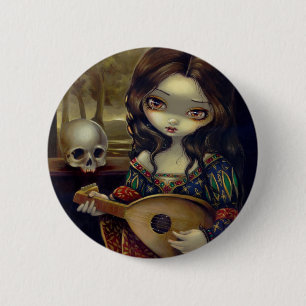 Badge Rond 5 Cm "Je Vampiri : Bouton de l'IL Liuto"
