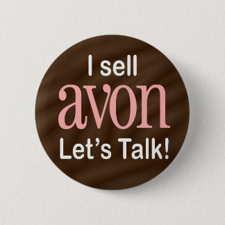 Badge Rond 5 Cm Je vends le bouton d'Avon
