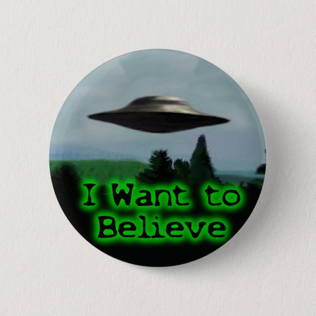 Badge Rond 5 Cm Je veux croire (Devant)