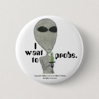 Badge Rond 5 Cm Je veux sonder