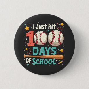 Badge Rond 5 Cm Je viens de frapper 100 jours de l'école 100 jours