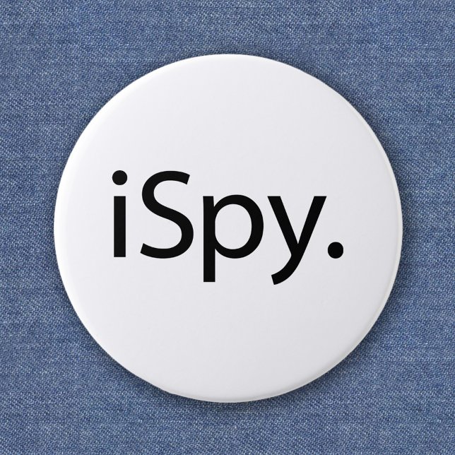 Badge Rond 5 Cm Je vois (iSpy) (Créateur téléchargé)