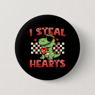 Badge Rond 5 Cm Je vole des cœurs 67 Saint-Valentin 67 Meme 6 7 Ga