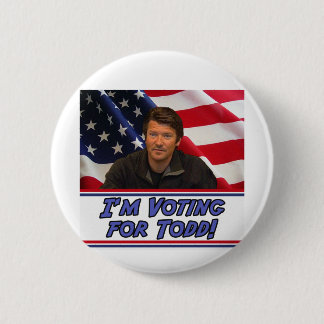 Badge Rond 5 Cm Je vote pour Todd