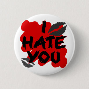 Badge Rond 5 Cm je vous déteste