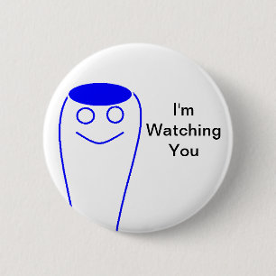 Badge Rond 5 Cm Je vous observe