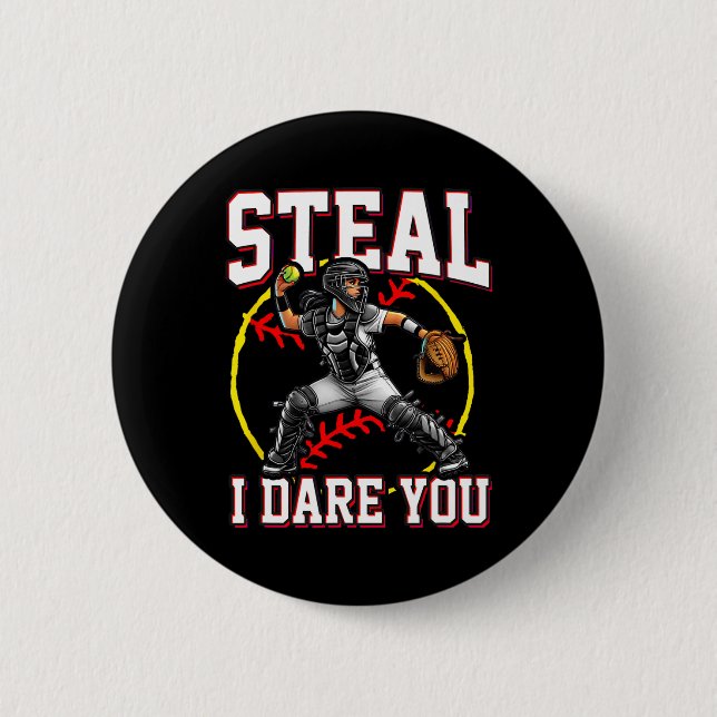 Badge Rond 5 Cm Je Vous Ose Voler Conception De Lanceur Douce Pour (Devant)
