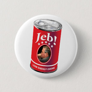 Badge Rond 5 Cm Jeb Bush pour le Président Humor, boisson de bass