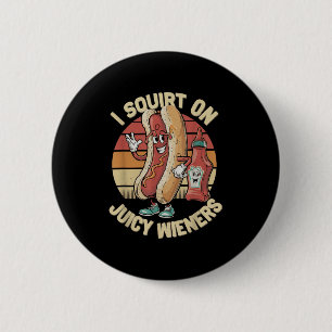 Badge Rond 5 Cm J'Écris Sur Jicy Wieners Mème Humour Sarcastique A