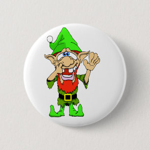 Badge Rond 5 Cm Jed Elf tordu