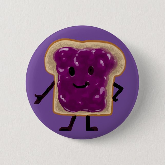 Badge Rond 5 Cm Jelly Sandwich Buddy (Devant)