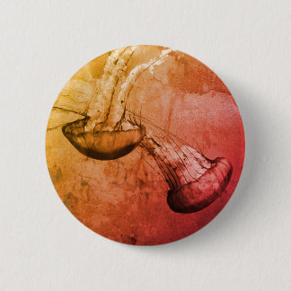 Badge Rond 5 Cm "Jellyfish & Magic"