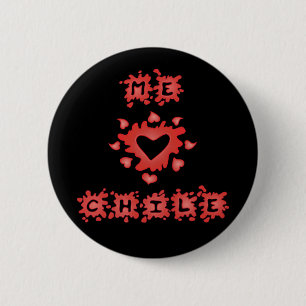 Badge Rond 5 Cm J'encanta Chili Boton