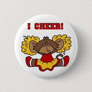Badge Rond 5 Cm J'encourage le rouge et le T-shirts et les cadeaux