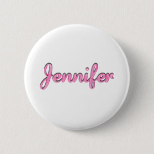 Badge Rond 5 Cm Jennifer, pour Jennifer