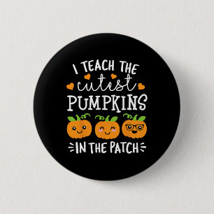Badge Rond 5 Cm J'Enseigne Les Citrouilles Les Plus Couteux Dans L