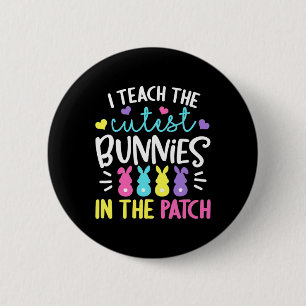 Badge Rond 5 Cm J'Enseigne Les Lapins Les Plus Couteux Dans Le Pat
