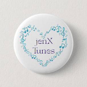 Badge Rond 5 Cm jenX Tunes