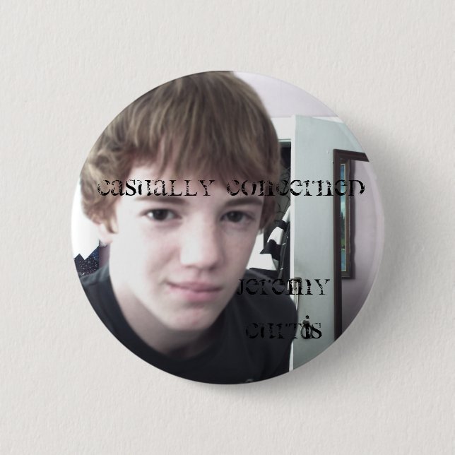 Badge Rond 5 Cm Jeremy Curtis (Devant)