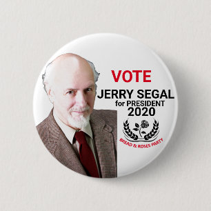 Badge Rond 5 Cm Jerry Segal pour le président 2020