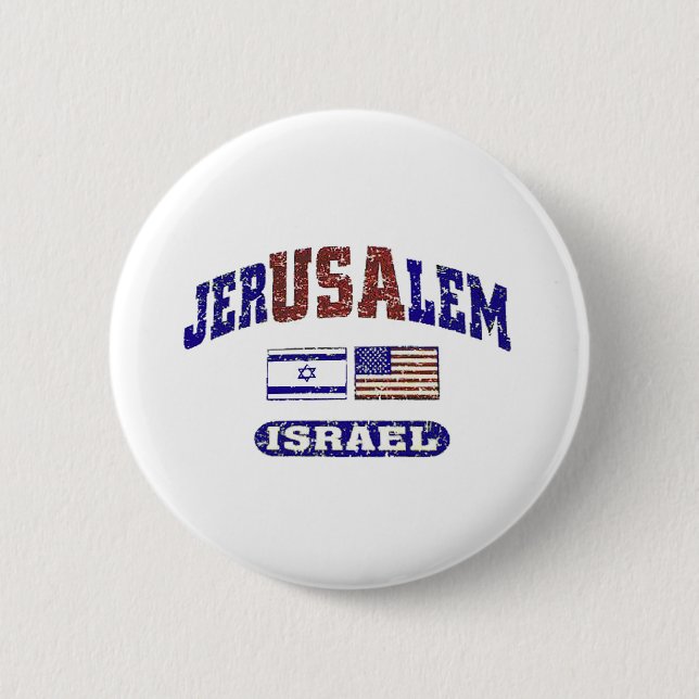 Badge Rond 5 Cm JerUSAlem (Devant)