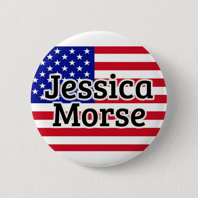 Badge Rond 5 Cm Jessica Morse (Devant)